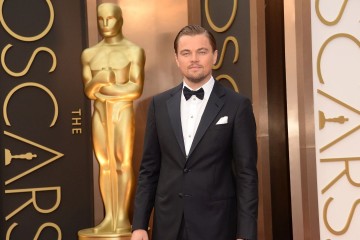 Leonardo diCaprio at the Oscars 2016